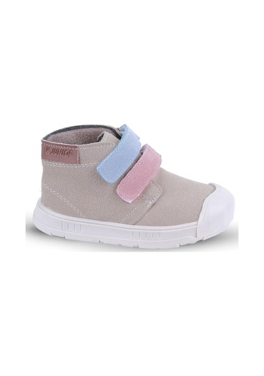 Kaptan Junior Kız Bebek Çocuk Botu Ortopedik İlkadım Kaymaz Taban Bmlk 550 Krem