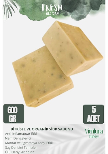 Vienluna El Yapımı Sidr Sabunu 5 x 120 G