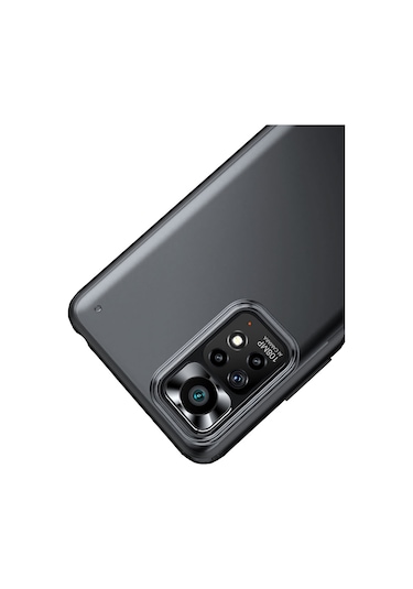 Zore Redmi Note 11 Global Kılıf Msra Volks Kapak - Siyah Siyah