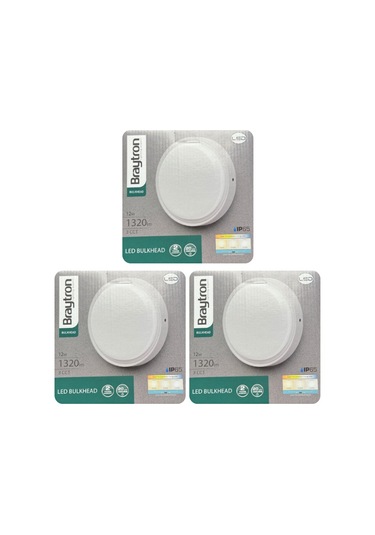 3 Adet Braytron 12w Beyaz, Günışığı, Sarı Işık Ayarlanabilir Dış Mekan Sıva Üstü Led Armatür Beyaz-günışığı-sarı Çok Renkli