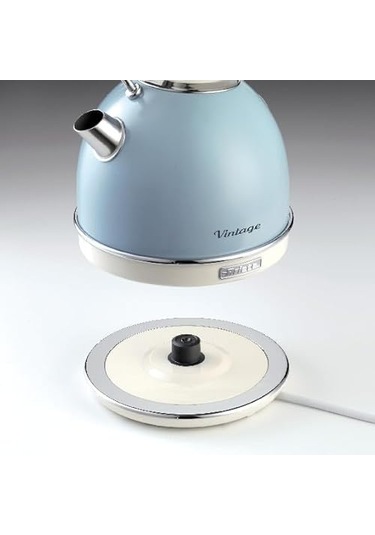 Ariete Vintage Dom Su Isıtıcı Mavi 2877/05 - Retro Kettle, 2000 W