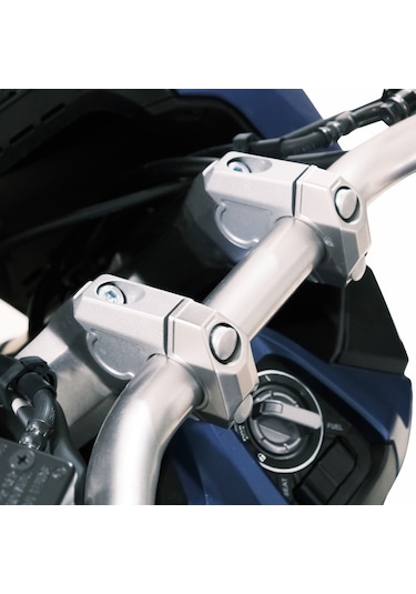 GP Kompozit Honda ADV 350 2023-2025 Uyumlu Gidon Yükseltme Gri