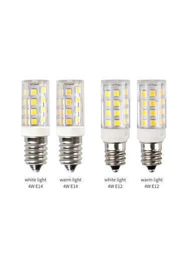 Folinda E14 Seramik Tipi 4w Led Dışık Ampul - Ac220v, Beyaz Işık, 50.000 Saat Ömür, Buzdolabı Ve Ev Için Uygun