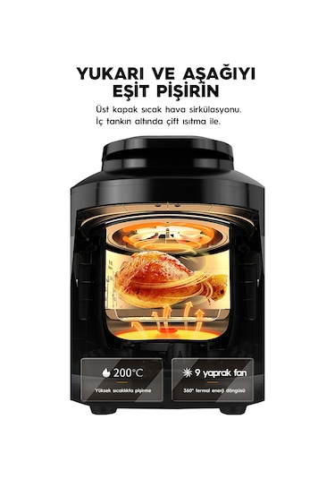 Yasomi Y85 Multi Cooker 2si1 Arada Fritöz Ve Elektrikli Düdüklü Tencere