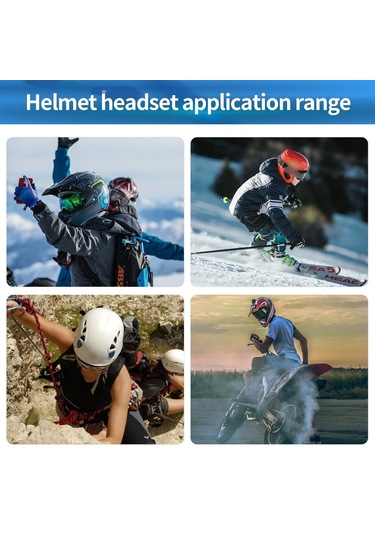 Motosiklet Kask Kulaklık Bt5.0: Kablosuz Kulaklık, Ip67, Fm Radyo, Mikrofonlu