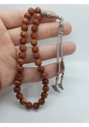 Sertifikalı Yıldız Taşı Özel Kesim Tesbih 8mm