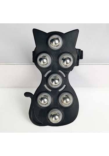 El Tipi Vücut Masaj Eldiven Omuz Sırt Uylukları İçin Tüm Vücut Masaj Aracı Dyw9f9 Siyah