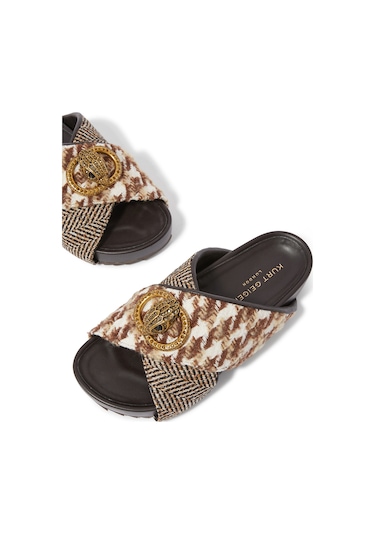 Kurt Geiger Kahverengi Chelsea Çapraz Bantlı Sandalet