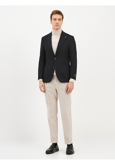 Karaca Erkek 6 Drop Ceket-lacivert 114302602-12-50 120329 Lacivert