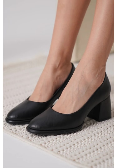 Trendella Siyah Cilt Kadın Stiletto Tr18ms05c