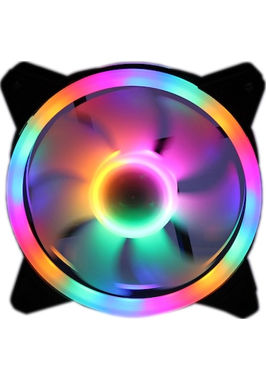 Coolmoon Rgb 12 Cm Kasa Fanı Rainbow Fan 3 Pin Pwm 2 Pin Molex