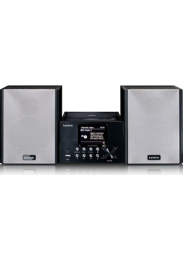 Lenco Mc-250bk - Akıllı Radyo, Cd/usb Oynatıcı, İnternet, Dab+, Bluetooth Özellikli Mikro Set - Siyah