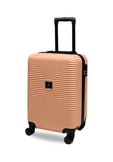 Anhelo Bowtie Abs Küçük Kabin Boy Valiz Pembe Pembe