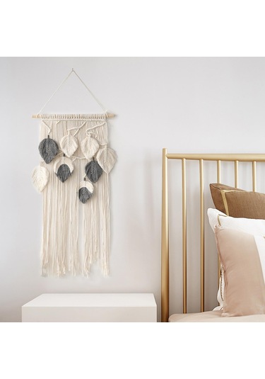 Homyl Makrome Goblen El Dokuma Püsküller Duvar Ev Dekorasyonu