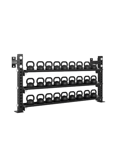 Rane Kettlebell Standı 3 Raflı Duvara Monte