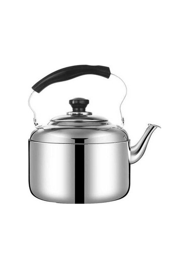 Fortunelane Soba Üstü 8 L Ergonomik Saplı Paslanmaz Çelik Çaydanlık Su Isıtıcısı Çelik