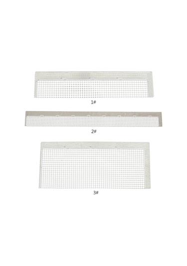 Xiyyadms Elmas Tablo Hizalama Cetveli - Paslanmaz Çelik Dıy Elmas Boyama Aracı 3 Boyut Seçenekli Diğer