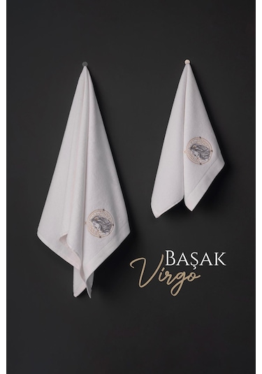 Varol %100 Microcotton Üst Kalite Havlu Seti Burç Nakışlı Başak-standart Başak Diğer
