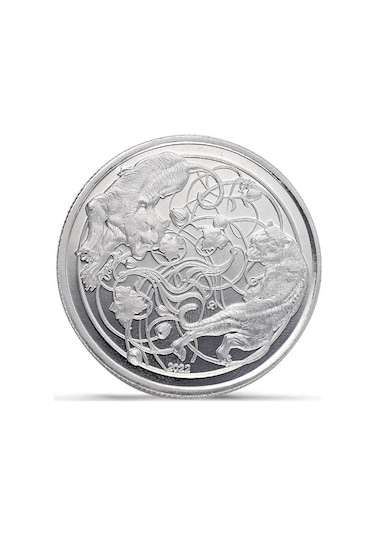 AgaKulche Kaplan Gümüş Sikke Coin