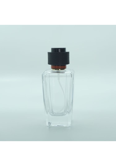 Parfüm Şişesi 50 Ml 5 Adet Konik Prizma Kolay Kapama Boş Şişe