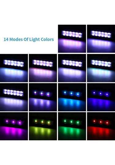 Symbee Akvaryum Led Lambası Szd-q3 Avustralya Standartı: Su Bitkileri İçin Zirve Parlaklık Ve Zamanlama Fonksiyonu İle 25-40 Cm Akvaryumlar İçin Uygun Beyaz