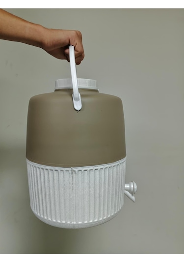 10 Lt Piknik Termos 1002 Super Picnic Cooler Jug Bej