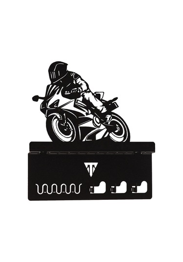 Torque-mx Metal Dekoratif Anahtar Askısı Ea21 Siyah