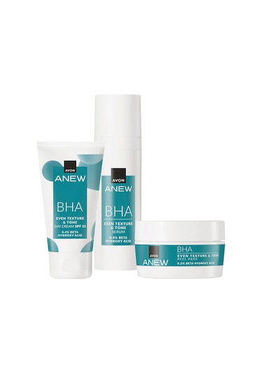 Anew Bha Cilt Tonu Görünümünü Düzgünleştiren Krem Serum Ve Ped Paketi