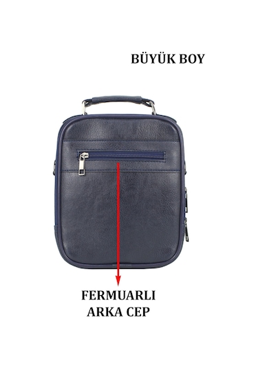 Büyük Boy Kasalı Erkek El ve Omuz Çantası Su Geçirmez  Dış Yüzey
