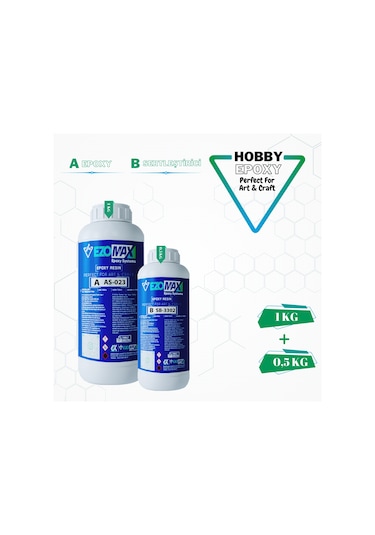 Ultra Şeffaf Hobi Epoksi 1.5 Kg