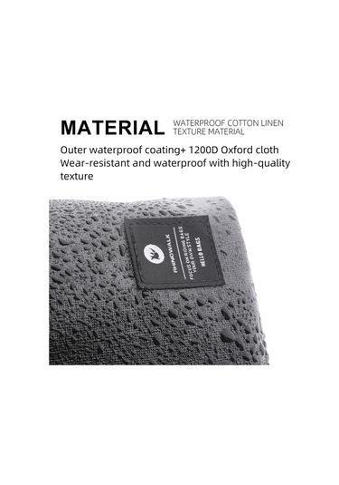 Rhınowalk Rk24932 Bisiklet Ön Tüp Çantası Çok Fonksiyonlu Polyester Bisiklet Çantası Omuz Çantası Saklama Kılıfı - Siyah