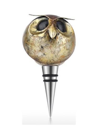 Jms Tooarts Baykuş Tıpa Şarap Şişesi Tıpa Demir Malzeme Hava Geçirmez Mühür Dekoratif Şampanya