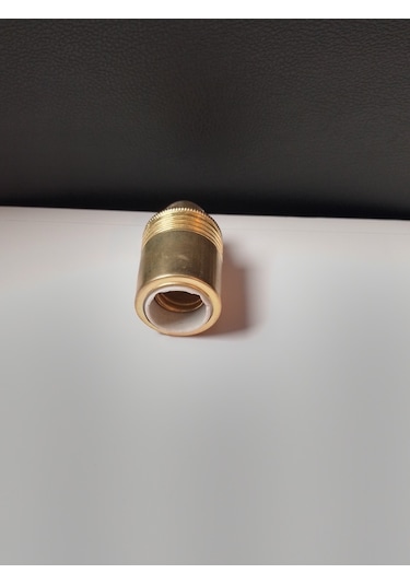 Orgun Dekoratif E14 Düz Sarı Metal Duy 10 'lu