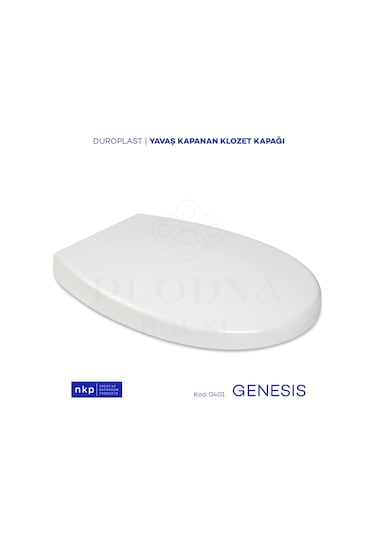 Genesis C Tip Oval Form Duroplast Yavaş Kapanan Klozet Kapağı
