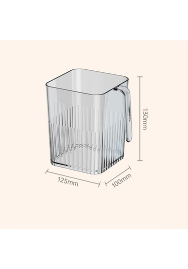 Dofolink Pet Malzeme Şeffaf Buzdolabı Yan Kapı Depolama Kutusu - Yemek Ayırma Ve Yer Tasarrufu Sağlar Şeffaf