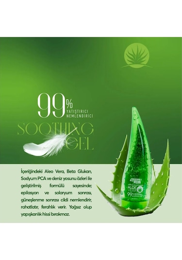 Softto Plus Aloe Vera Yatıştırıcı Nemlendirici Jel