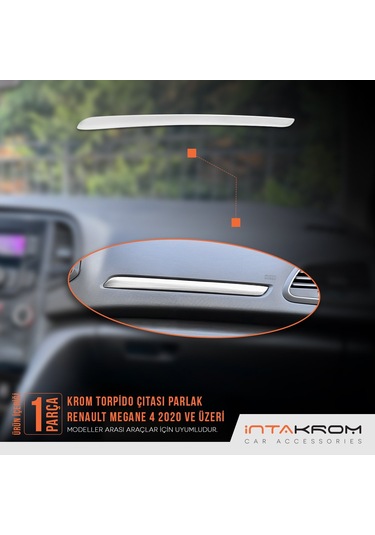 Renault Megane 4 Krom Torpido Çıtası 2020 Ve Üzeri