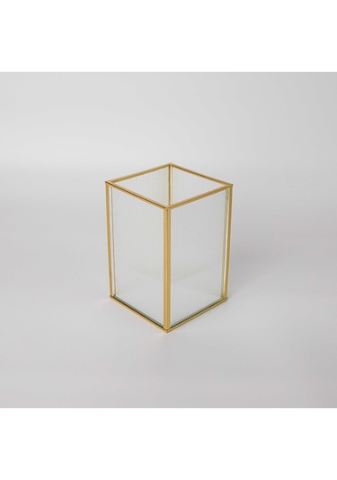 Linens Laveta 12x12x18 Cm Düzenleyici Gold