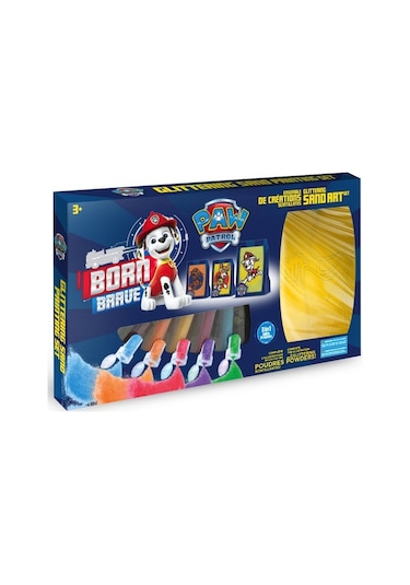 Paw Patrol Spin Master, Bron Baauer Çerçeveli Kum Boyama Seti-red Castle Tsa-03