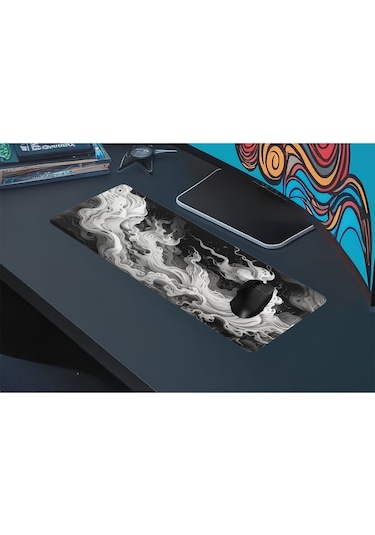 Gaming Oyuncu Xl Mouse Pad Kaydırmaz Dikişli 80 30 Cm Mousepad 57