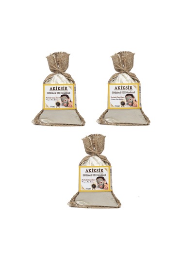 Akiksir Bitkisel Kil Maskesi 3 x 250 G