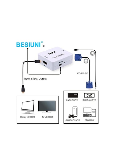 Vga To  Hdmı  Çevirici