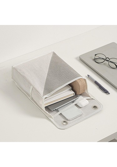 Suntek Duvara Asılan Düzenleyici Çanta Yurt Odası Mutfak Gri