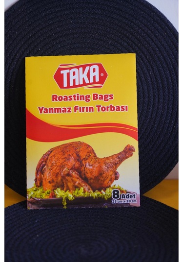 Taka Yanmaz Fırın Torbası 8'li 25x38cm Beyaz
