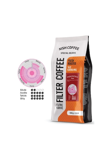Nish Filtre Kahve Endonezya Java 1 KG