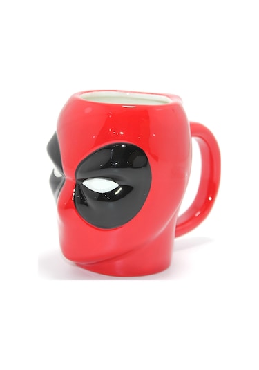 3d Kabartmalı Kupa Bardak - Marvel Deadpool Figürlü