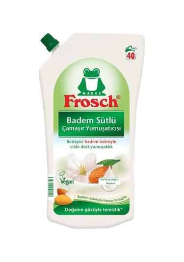 Frosch Çamaşır Yumuşatıcısı Badem Sütlü 1 L
