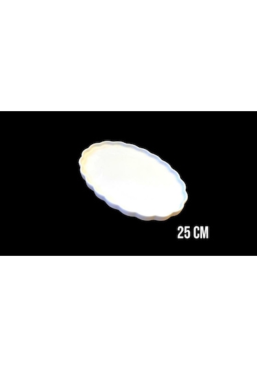 Roy King Twıst Porselen Kayık Tabak 25 Cm Cm 1 Adet