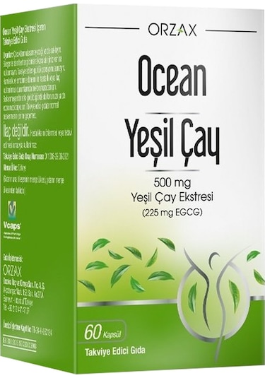 Green Tea 500mg Yeşil Çay Eki 60 Kapsül