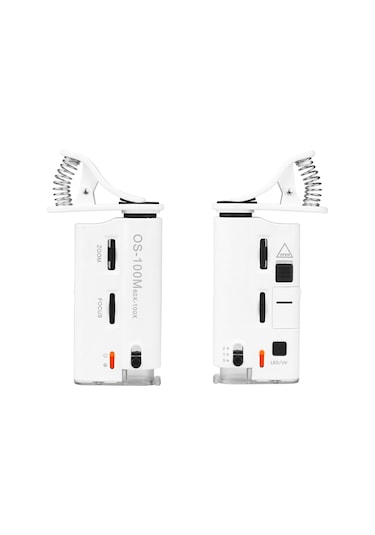 Aubyhe Telefon Kamera Kullanan 60-100x Yakınlaştırıcı, Evrensel Klemli, Led Işıklı, Taş/mücevher Gözlem Mikroskobu Pil Dahil Değil